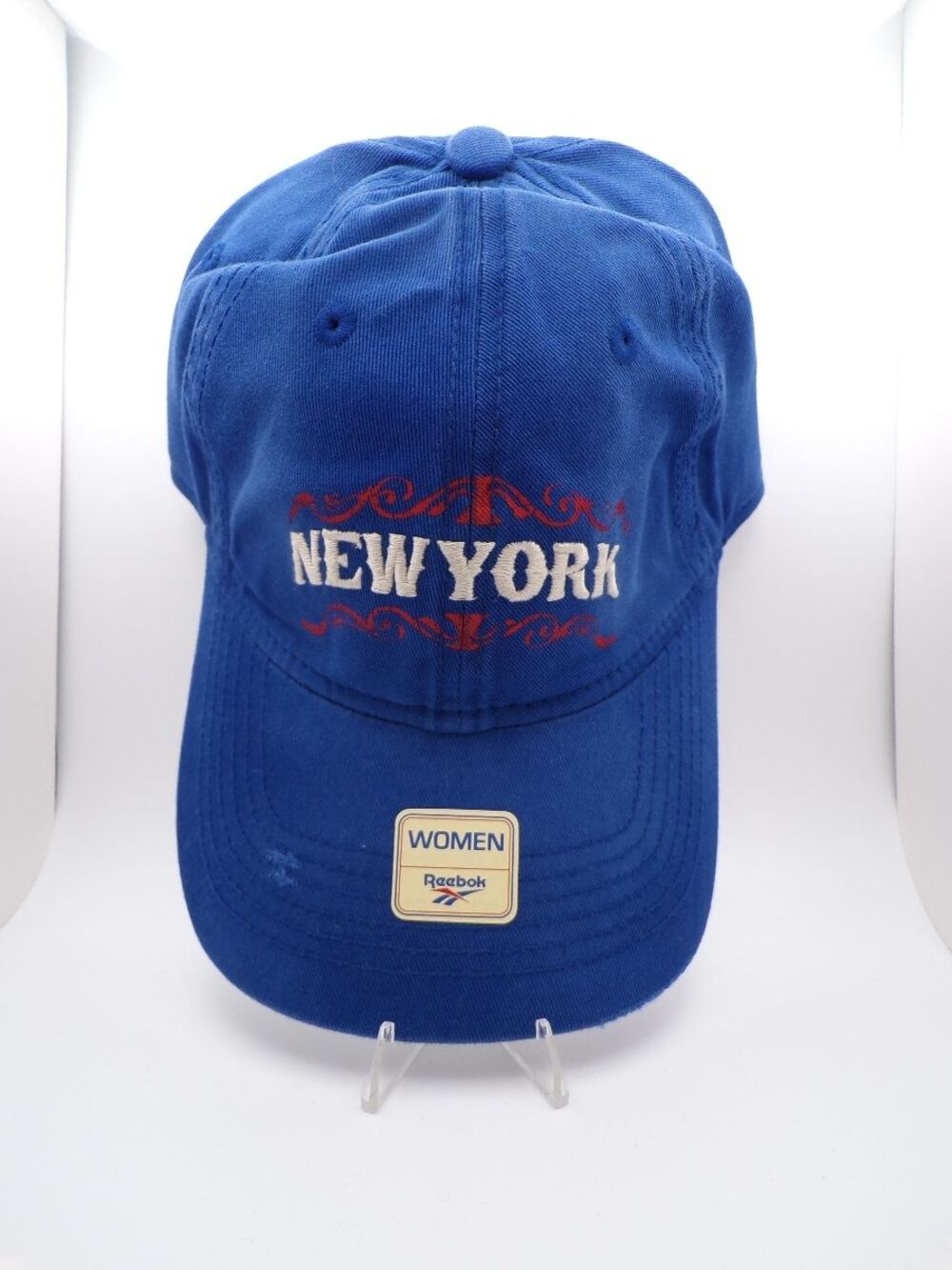 Reebok New York Womens Blue Embroidered Baseball Cap NY NFL LF 253552775